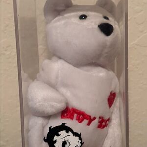 Betty Boop White Stuffed bear